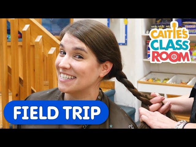 Let's Get A Haircut! | Caitie's Classroom Field Trip | Helpful Parenting Video for Kids
