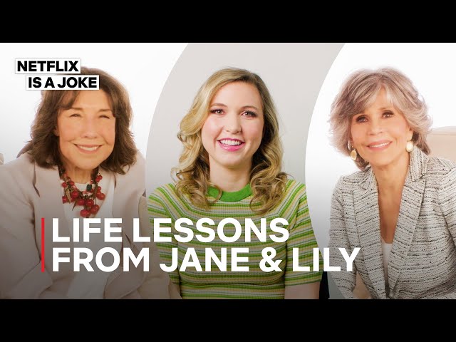 Taylor Tomlinson Gets Advice From Jane Fonda and Lily Tomlin