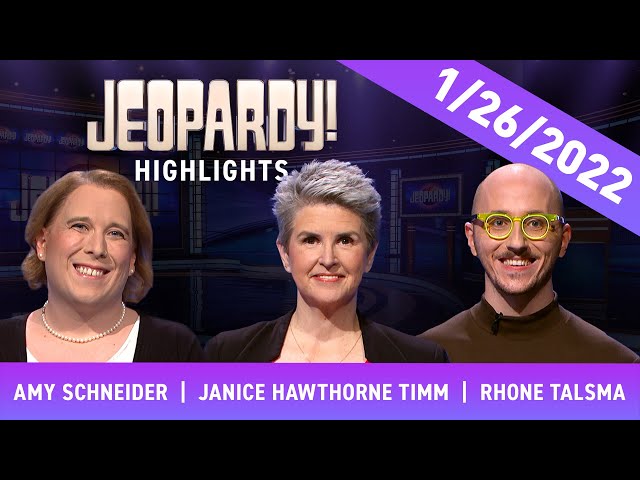 The End of Amy Schneider's 40-Game Win Streak | Daily Highlights | JEOPARDY!