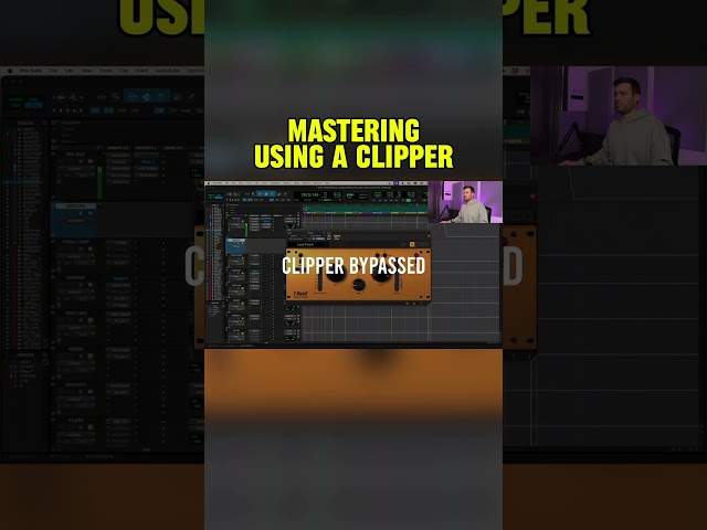 Do you use a clipper when mastering? #mixing #mastering #musicproducer