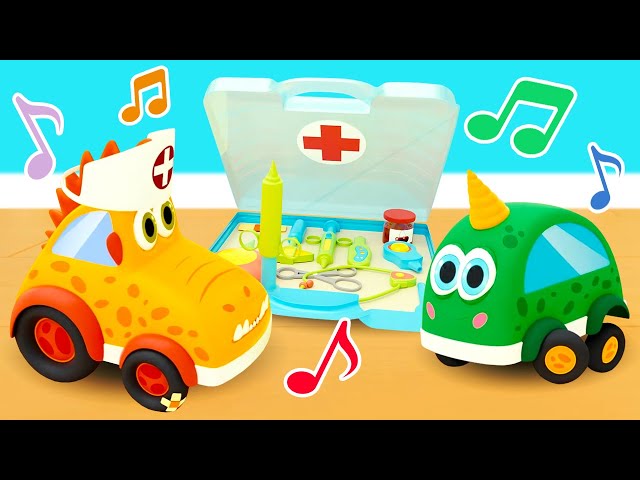Sing with Mocas! The Cars Are SICK! Songs for kids + more nursery rhymes for babies in English.
