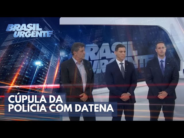 Secretário de Segurança de São Paulo fala com Datena