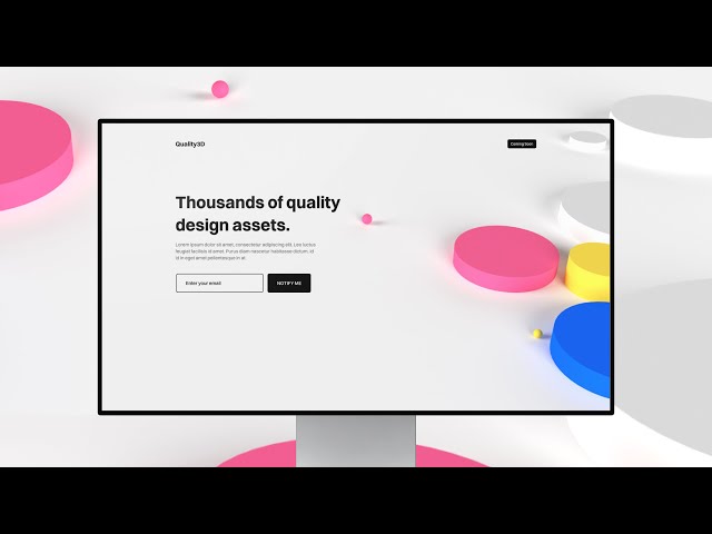 ADOBE XD 3D WEBSITE TUTORIAL - Adobe XD & Adobe Dimension