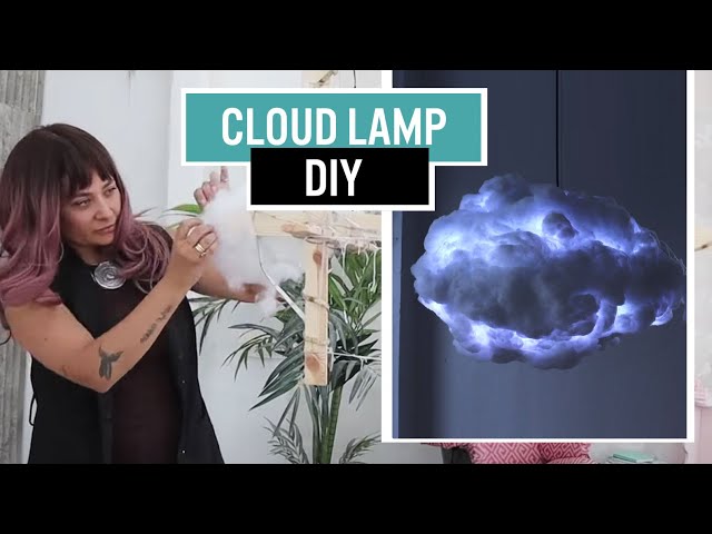DIY CLOUD LAMP // how to make the viral neon light cloud lamp
