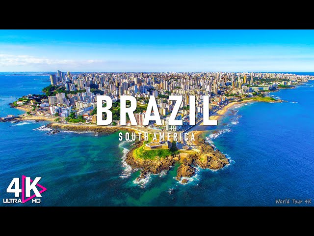 BRAZIL (4K UHD) Amazing Beautiful Nature Scenery With Relaxing Music | 4K VIDEO ULTRA HD