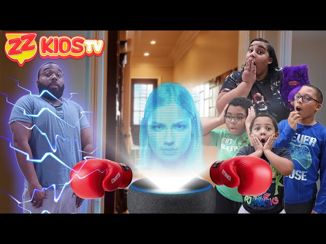 Alexa Fights Back. Alexa Takes Over ZZ Kids TV Part 3
