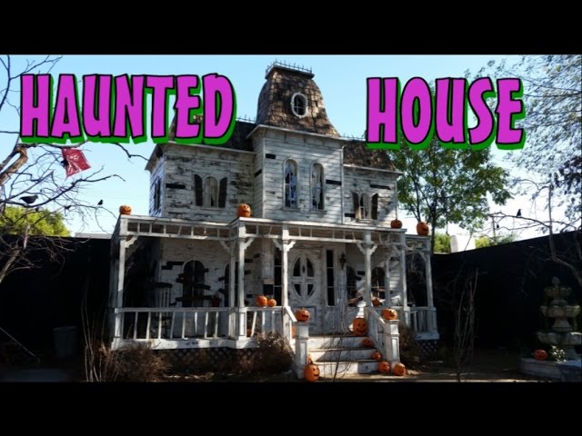Halloween Haunted House Walkthrough - Halloween Facade Up Close Look (Pt. 1)
