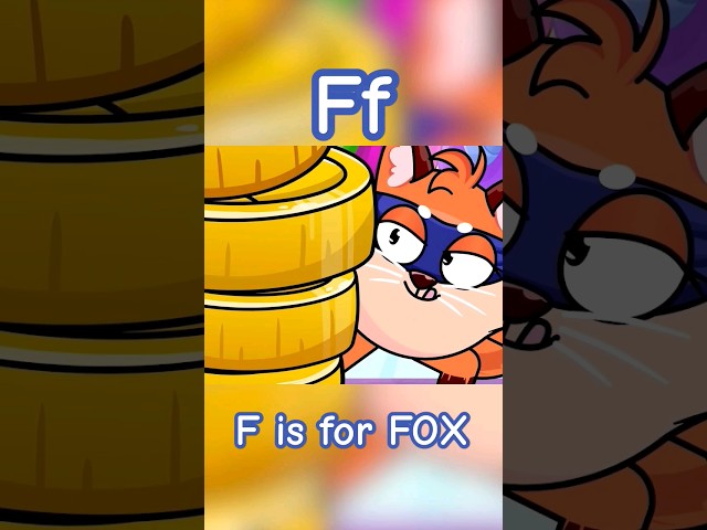 F is for FOX! Learn ABC with Baby Cars #babycars #abc #fox