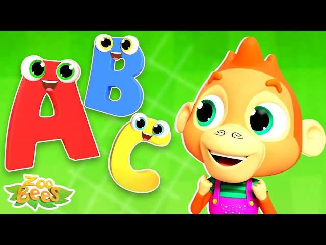 Abc Song, Learn Alphabets with Zoobees and Kids Rhymes