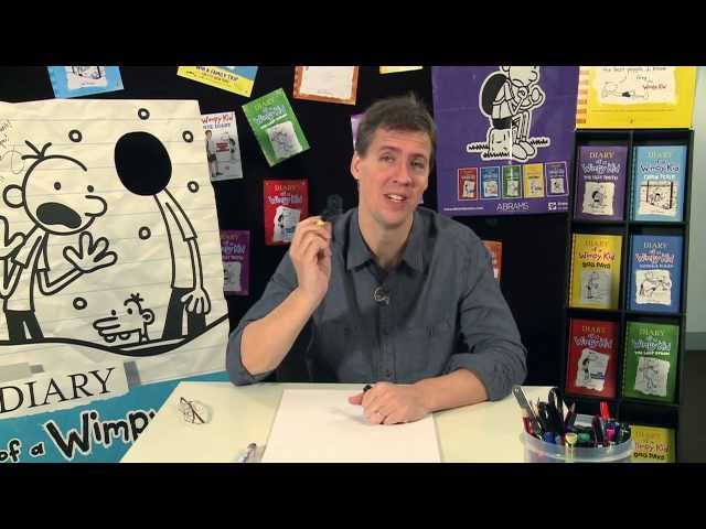 Jeff Kinney's Cartoon Class - How to draw Greg Heffley