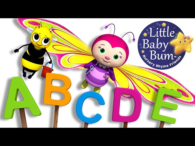 ABC Song Butterfly | Nursery Rhymes for Babies by LittleBabyBum - ABCs and 123s