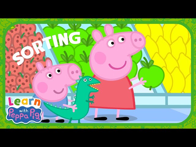 Learn How To Sort With Peppa Pig! 📝 Educational Videos for Kids 📚 Learn With Peppa Pig