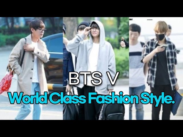 210418 BTS V,  pays attention to his unique style