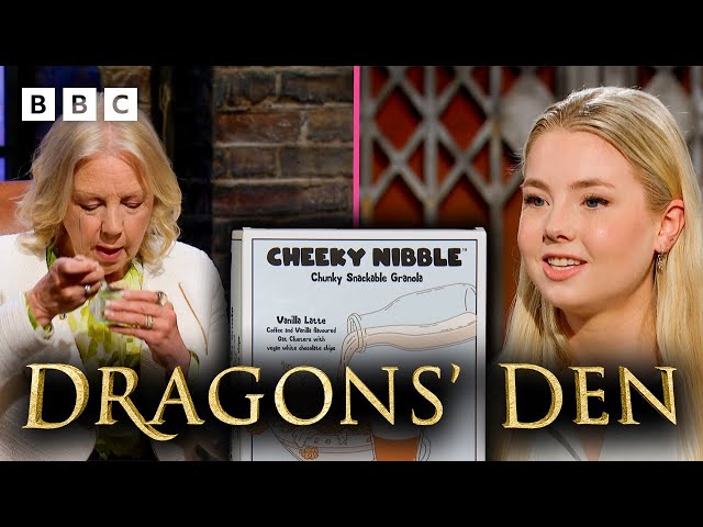 Autistic entrepreneur pitches DELICIOUS snack granola 🥣🍰🤤 | Dragons' Den - BBC