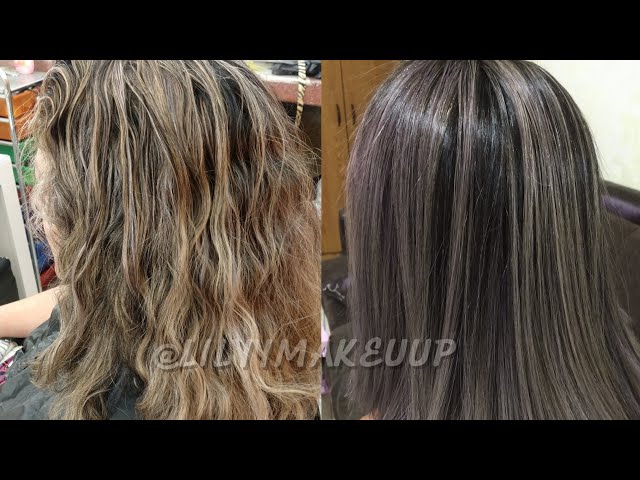 Baño de color para cabello con mechas / Lilyymakeuup