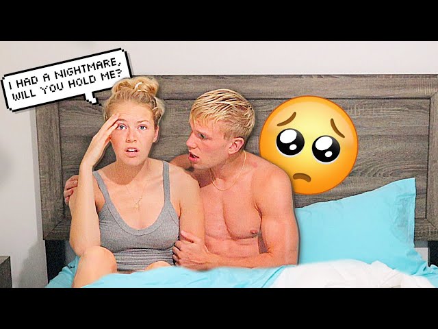 Having A NIGHTMARE Then Asking Him TO HOLD ME *CUTE REACTION*