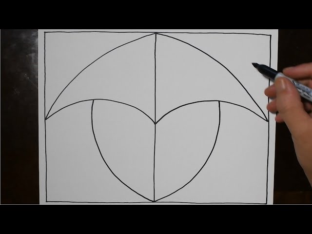 Daily Line Illusion | Ancient War Helmet Spiral Drawing / Satisfying and Relaxing