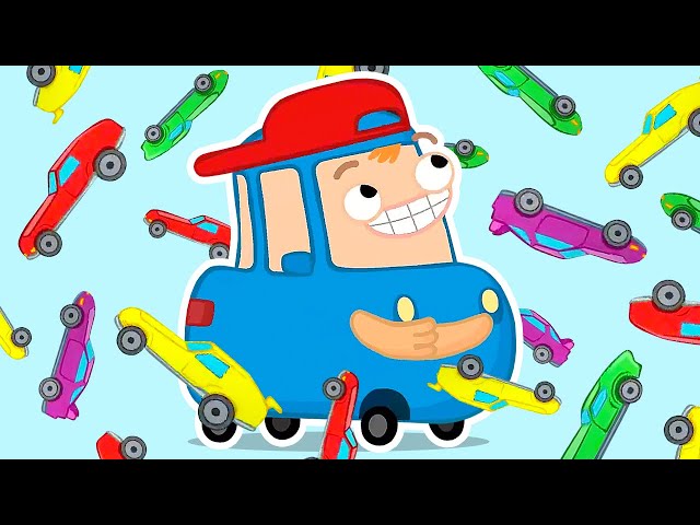 The magic rain! A new episode of the Wheelzy Family cartoon for kids. Funny cars' adventures.