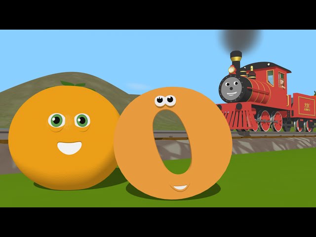 Learn about the Letter O - The Alphabet Adventure With Alice And Shawn The Train