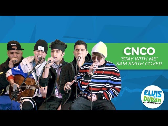 CNCO - "Stay With Me" Sam Smith Cover | Elvis Duran Live