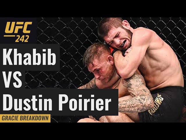UFC 242 Khabib Nurmagomedov vs. Dustin Poirier (Full Fight Gracie Breakdown)