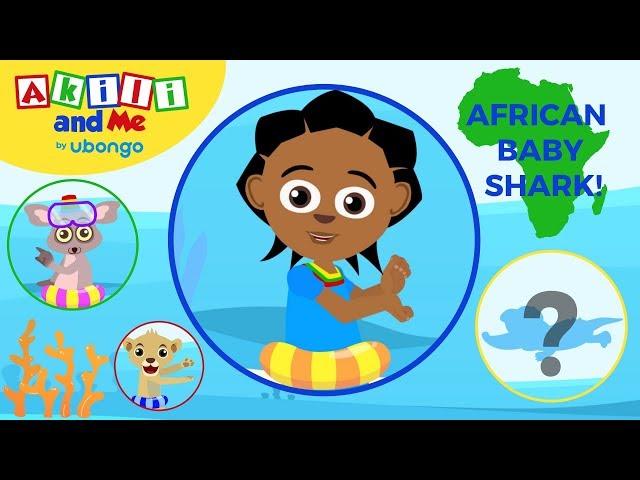 Baby Shark African Remix | Surprise Animal Dance | Nursery Rhymes & Baby Songs | Akili and Me