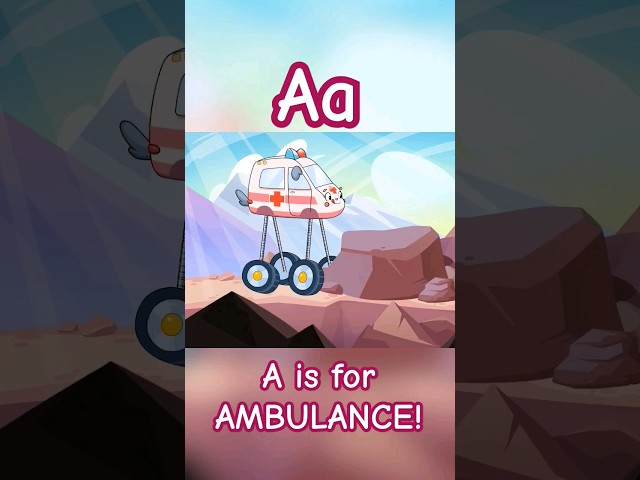 A is for Ambulance 🚑 Learn ABC with Baby Cars #babycars #abc #vehicles