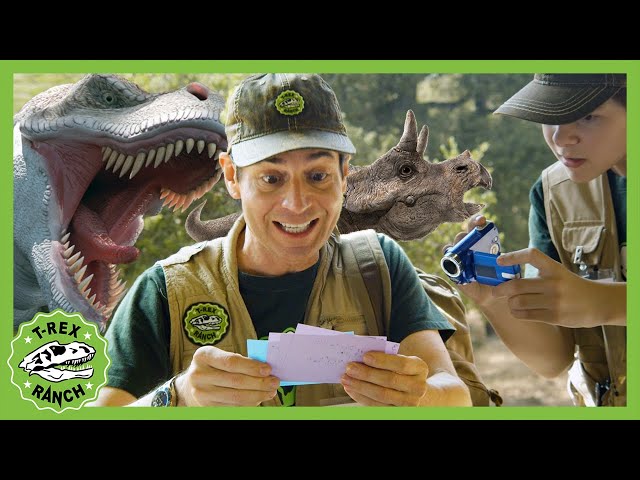 The Dinosaur Scavenger Hunt! Jurassic Mystery Adventure in T-Rex Ranch