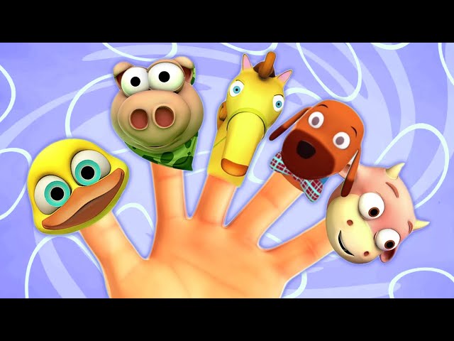 Animal Sounds Finger Family Song + More Songs For Kids by @nurseryrhymesclub on HooplaKidz