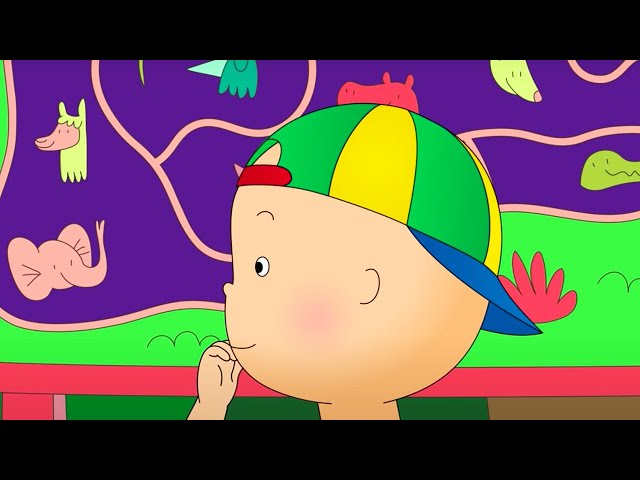 Caillou and Animals ★ Funny Animated Caillou | Cartoons for kids | Caillou