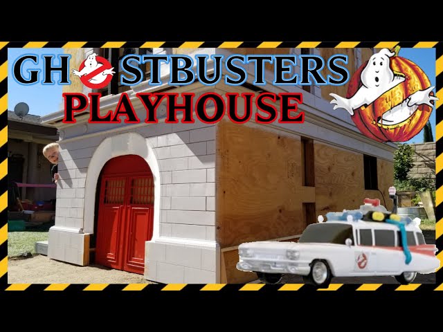 Largest GHOSTBUSTERS TOY PLAYSET! - ECTO-1 Door for the Firehouse! (Pt.8)