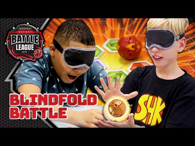 Bakugan Battle Blindfolded! SuperHeroKids vs ZZ Kids Who Will Win!? Bakugan Secret Battle League