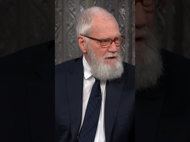 David @Letterman and Stephen discuss being empty nesters on #Colbert. #shorts