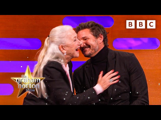 Pedro Pascal Swerves A Kiss From Dame Helen Mirren 🫣 | The Graham Norton Show - BBC