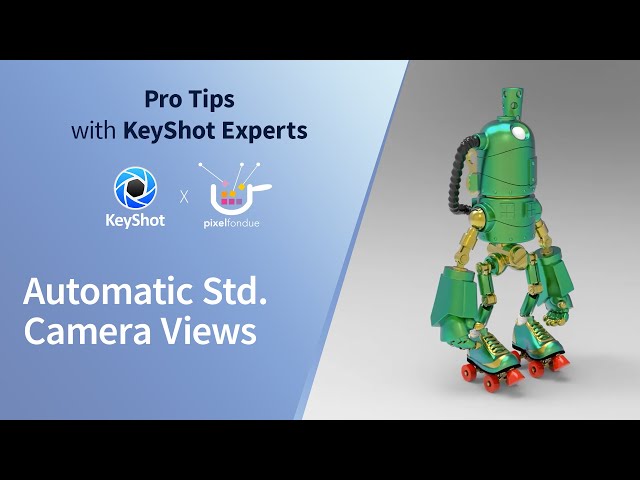 KeyShot Pro Tips - Auto Creating Standard Camera Views