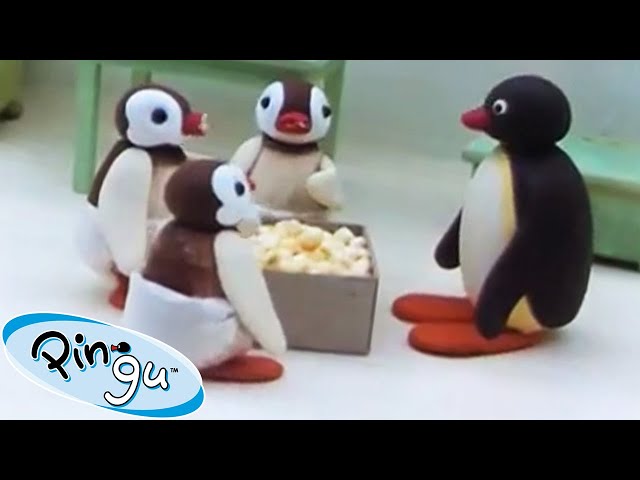 Pingu & Pinga Make Popcorn! Pingu The Chef | Pingu Official Channel