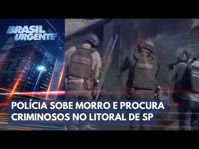Guerra no litoral de São Paulo: novos confrontos entre polícia e bandidos | Brasil Urgente