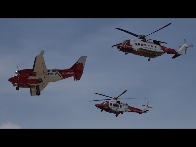 Coastguard aircraft landing at RIAT 2022 ⚓️