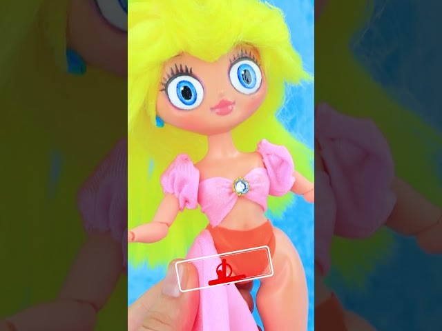 What Happened to Princess Peach? Mermaid LOL DIY #shorts