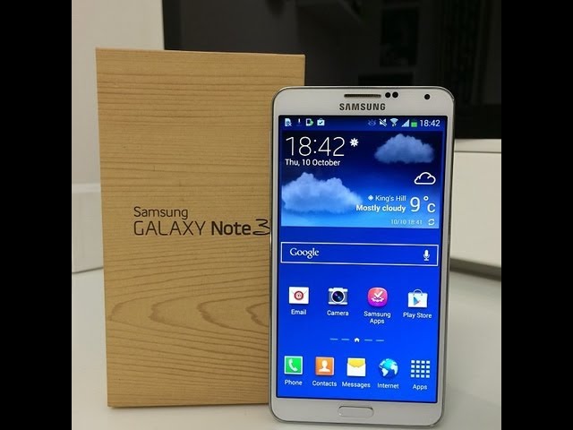 Samsung Galaxy Note 3 Unboxing
