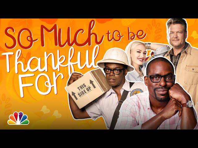 What We're Thankful For from The Office, @nbcthevoice, @NBCWorldofDance and More