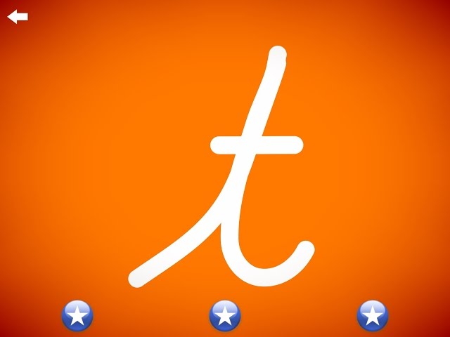 The letter t - Learn the Alphabet and Cursive Writing!