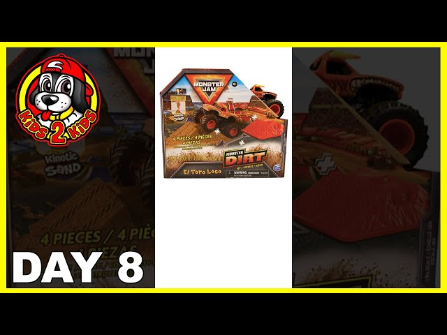 GIVEAWAY - Day 8 🎄12 Days of Christmas (2022 Monster Jam Toys EL TORO LOCO MONSTER DIRT SET) #Shorts