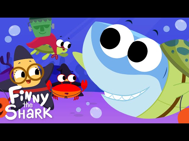 Hello My Friends | Halloween Song For Kids | Finny The Shark