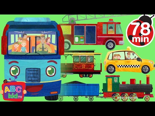 Wheels on the Bus and Vehicles | +More Nursery Rhymes & Kids Songs - CoCoMelon