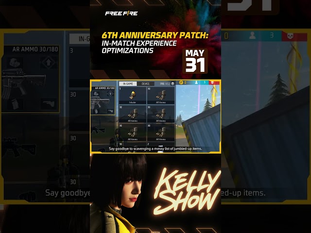 Kelly Show S3 EP3 -In Match Experience Optimization | Free Fire NA
