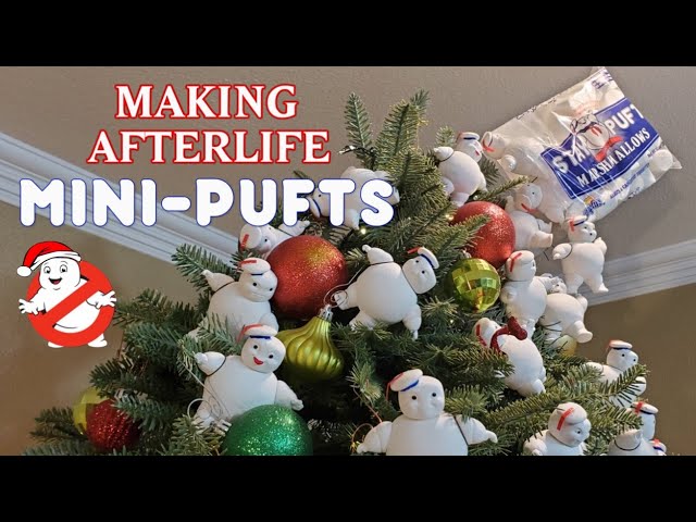 Making Ghostbusters Afterlife Mini Stay Puft Figures 👻 Ghostbuster Themed Christmas Tree