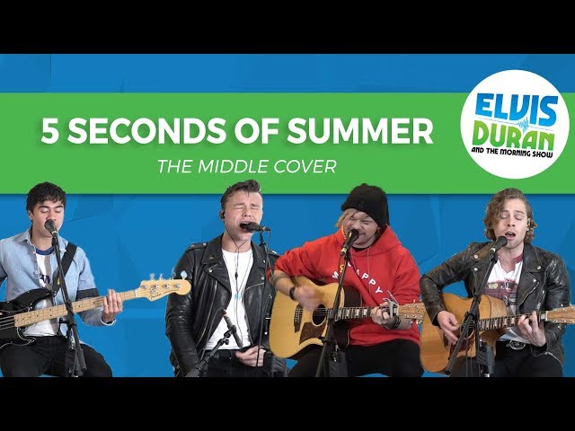5 Seconds of Summer - "The Middle" Zedd, Maren Morris, Grey Acoustic Cover | Elvis Duran Live