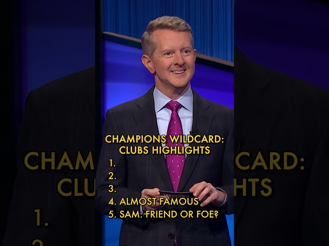 Champions Wildcard: Clubs | Highlights | JEOPARDY!