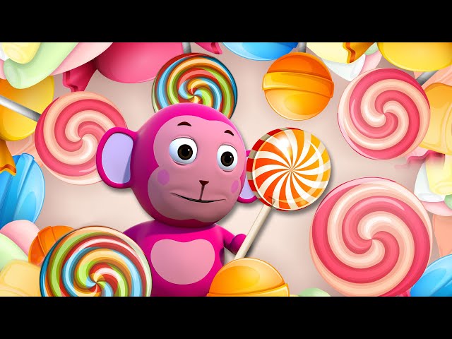 Lollipops, Cake Pops - Candy Song | All Babies Channel 3D Kids Songs on HooplaKidz